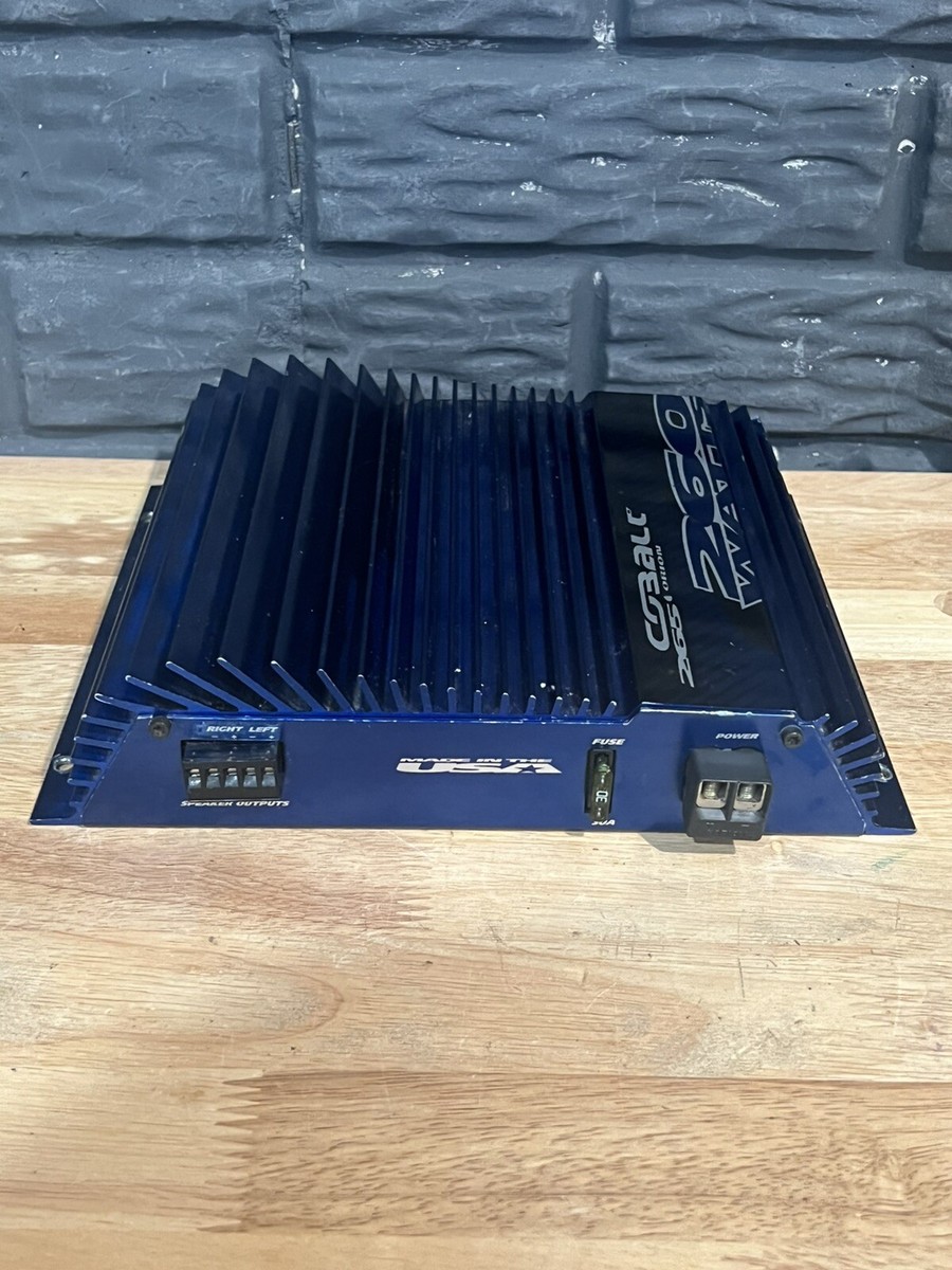Old School Orion Cobalt 265 Channel Car Amplifier -Amp 260 Watts 