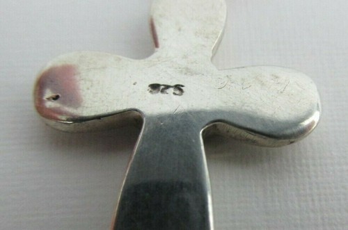NEW Sterling Silver Cross Pendant .925 - Picture 5 of 6