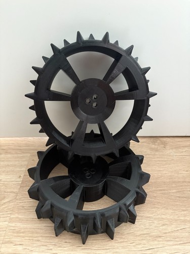 2x Roues de Remplacement Adaptées pour Robot Tondeuse Honda Miimo HRM 40 / 70 Roues Tout-terrain
