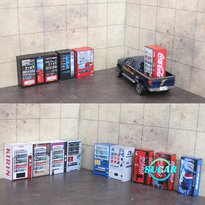 1/64 Diorama Car Garage Vending Machine Model City View Scene Accessories Model - Image 4 of 4
