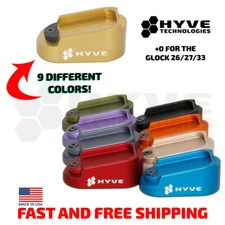 Hyve Technologies magazine extension  for Glock 26/27/33 Gen 3 Plus 0