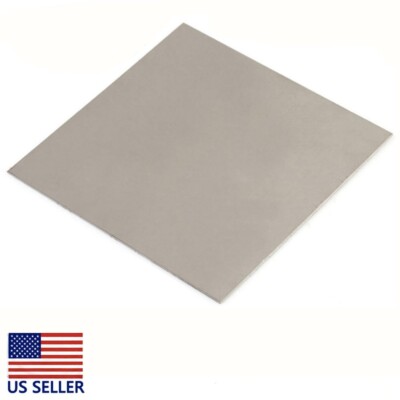 1PCS 0.5mm x 100mm x 100mm Titanium plate Ti Titan TC4 Gr5 Plate Sheet Foil