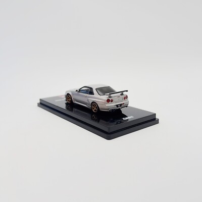 INNO64 1:64 Nissan GT-R R34 V-SPEC II Silver | eBay
