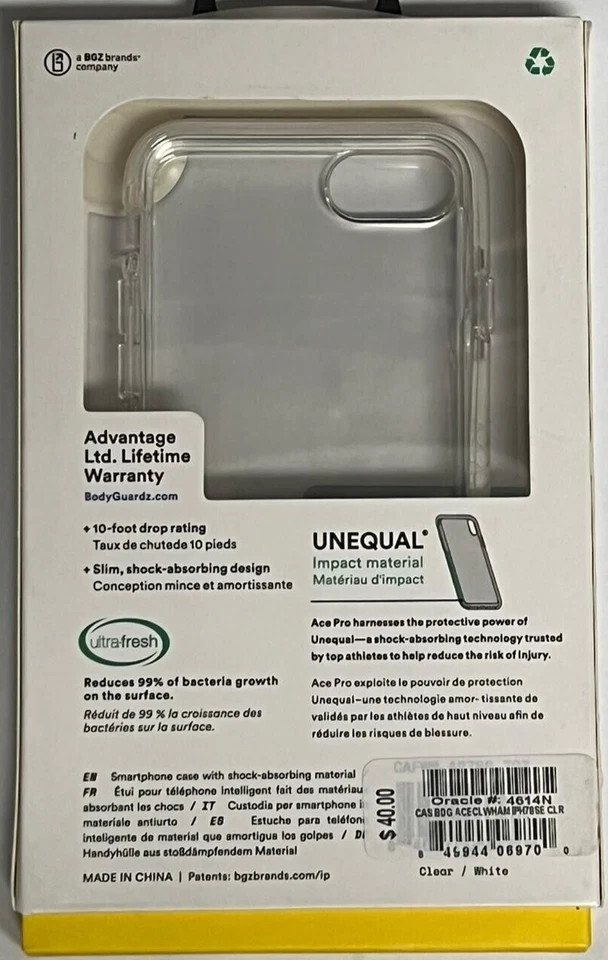 Футляр BodyGuardz Ace Pro для iPhone SE (2020-2022)/8/7 белый - Изображение 2 из 2