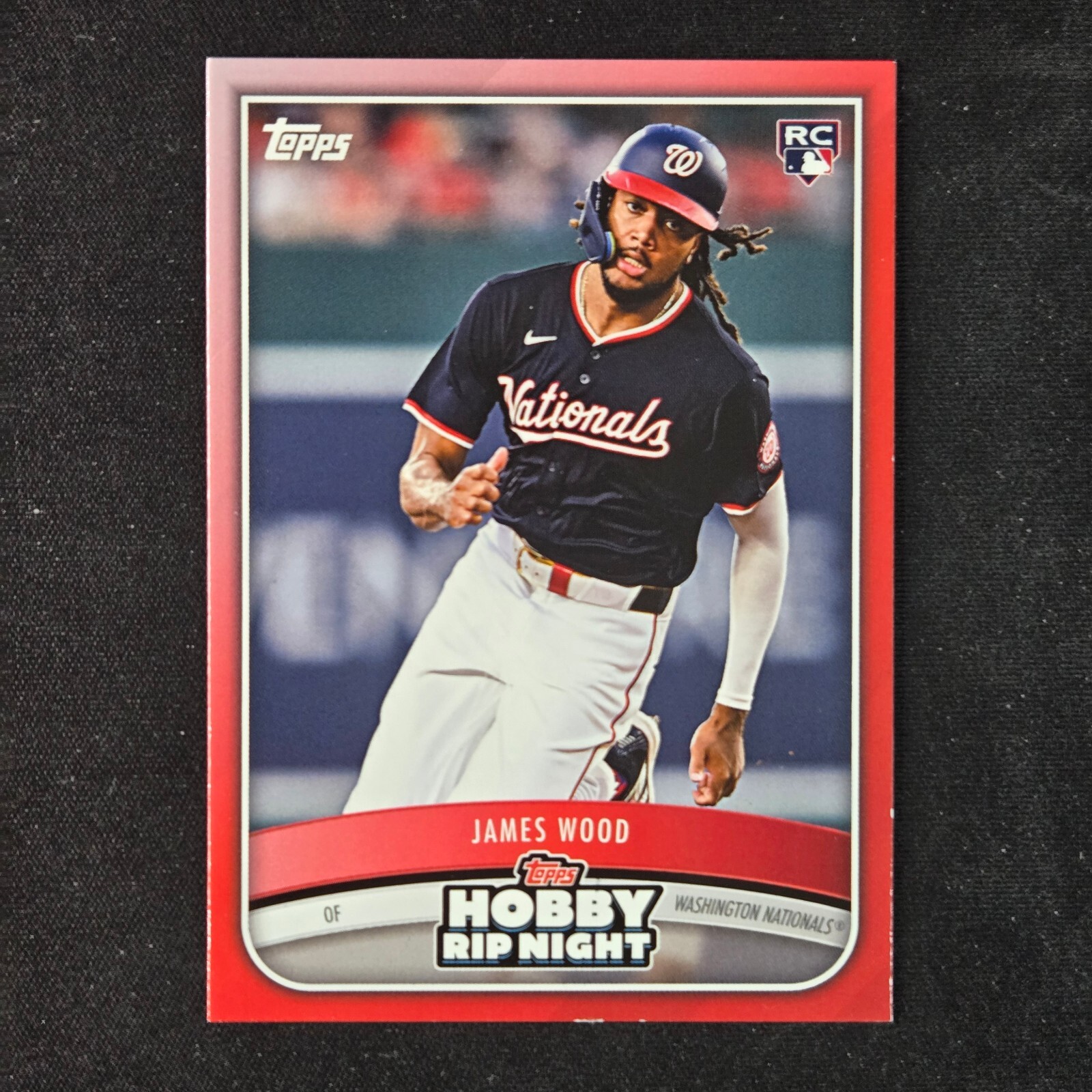 2025 Topps Hobby Rip Night James Wood #3 Red RC