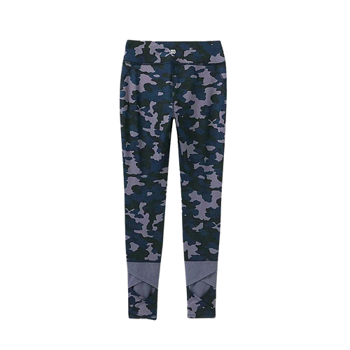 Girls' Mesh Pieced Printed Performance Navy Blue Leggings - All in Motion XS-S-M