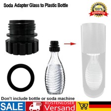 DE. Wasserflaschen Adapter für Sodastream - Kristallglas bis Plastikflasche