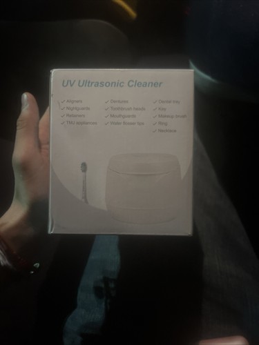 Ultrasonic UV Cleaner for Denture, 45KHz Ultrasonic Cleaner, 200ML - Picture 3 of 3