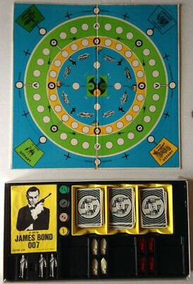 Lot De 2 Jeux Vintage éducatifs Universels - Le Jeu De James Bond 007 - Occasion