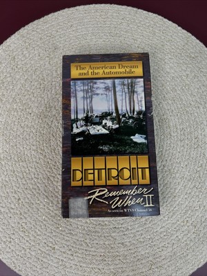 Detroit Remember When II The American Dream And Automobile from PBS  VHS Tape