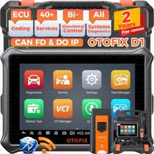 OTOFIX D1 ECU Coding Diagnostic Scanner 40+ Resets FCA AutoAuth Up of D1 Lite