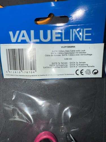 Lot de 8 câbles SATA 1,5 Gb/s - Afbeelding 3 van 6