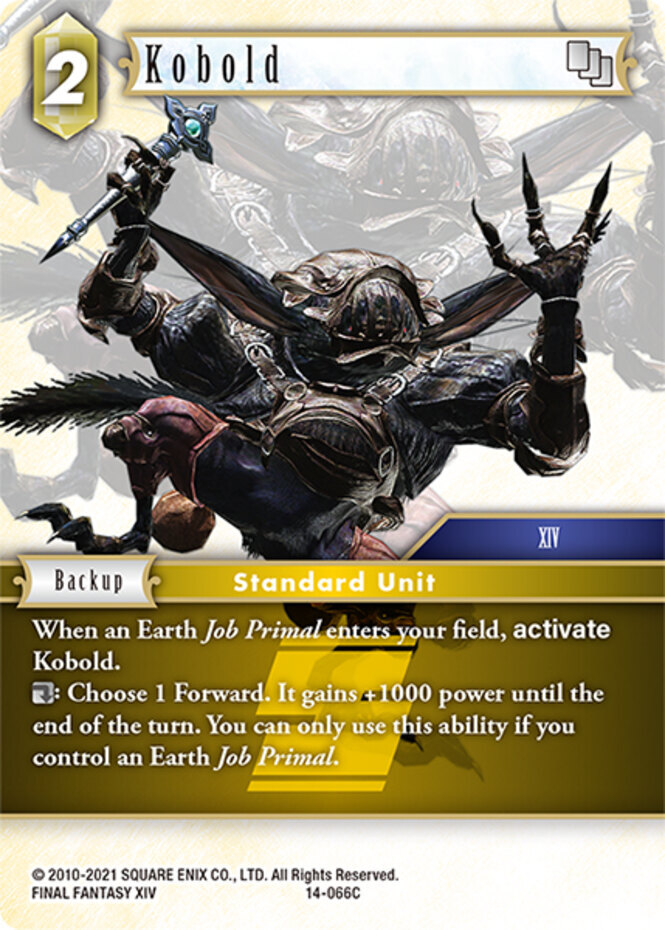 Near Mint FFTCG Kobold - 14-066C Opus XIV: Crystal Abyss Final