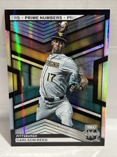 2023 Panini Elite Extra Edition Baseball Prime Numbers #48 Carlson Reed 99/200