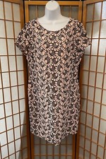 Tommy Hilfiger Dress Women Size 14 Seashell/Black