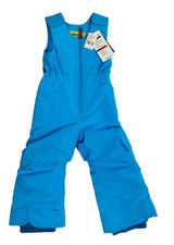  85 Boulder Gear Hailey Winter Snow Bib NWT Sz 4 Kids Girls Grow-Cuffs Aqua Blue