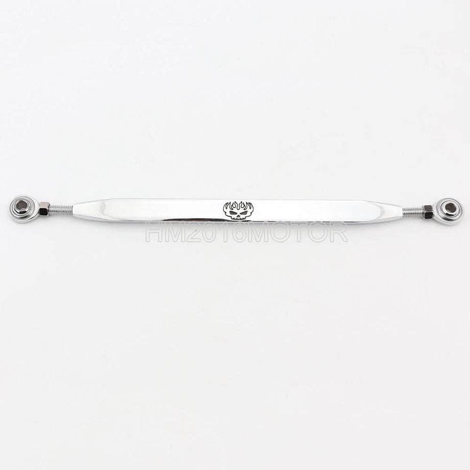 Palanca de cambios cromada Skull Shift para Harley Softail Springer Classic FLSTSC Foto 4 de 4