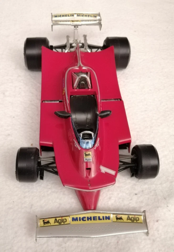 FERRARI 312 T5 JODY SCHECKTER - BURAGO SCALA 1/14 COD. 2108 ORIGINALE ANNI 90  - Immagine 2 di 4