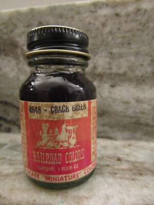 FLOQUIL RAILROAD COLORS MODEL PAINT - 1oz 1 OUNCE - RR48 COACH GREEN