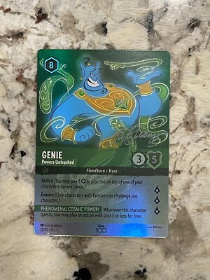 Lorcana Disney 100 Genie Powers Unleashed 20/P1 Promo Foil