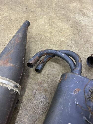99 00 01 2001 Polaris xc gen 2 RMK 600 SLP twin exhaust pipes aftermarket - Picture 4 of 12