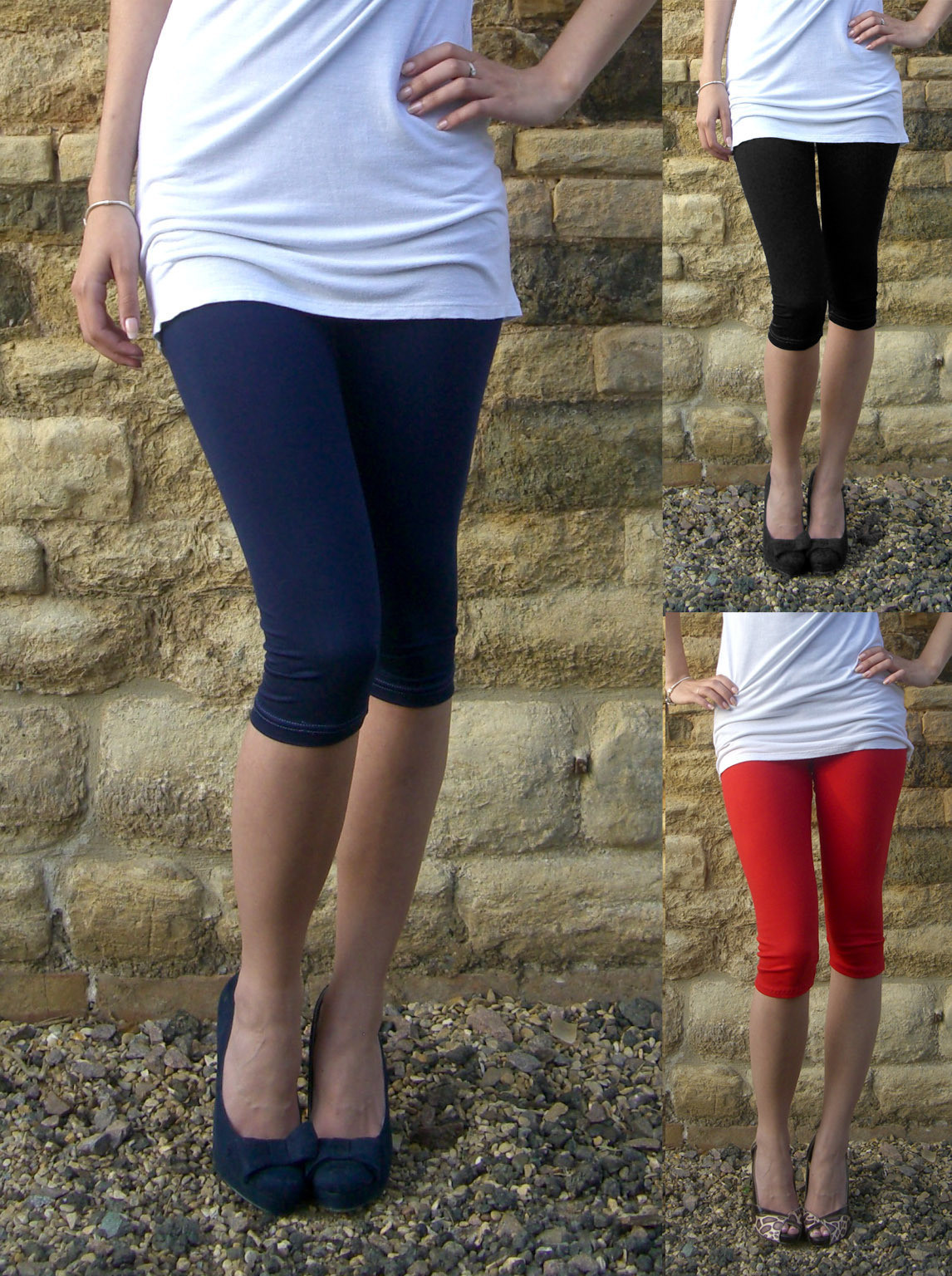 Knee Length Yoga Pants