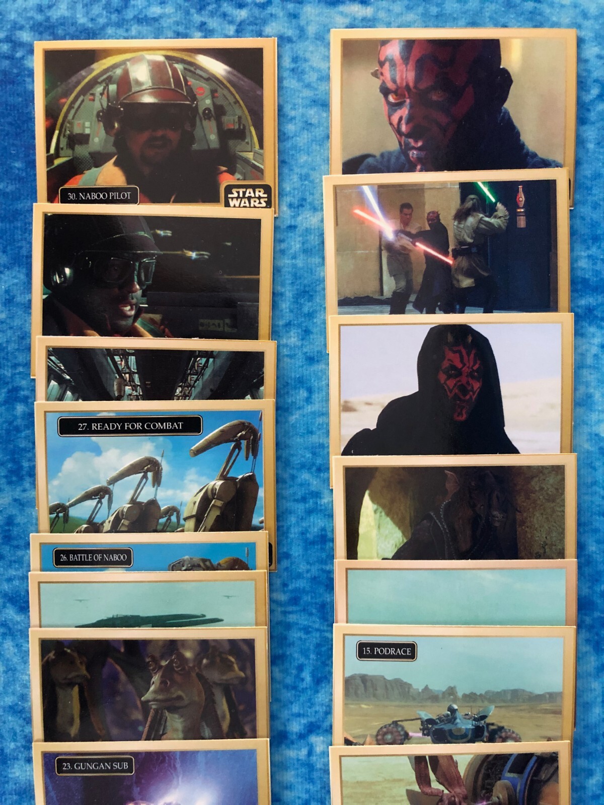 Star Wars Episode 1 The Phantom Menace SINGLE Non-Sport Trading Card by Bluebird - Picture 3 of 62