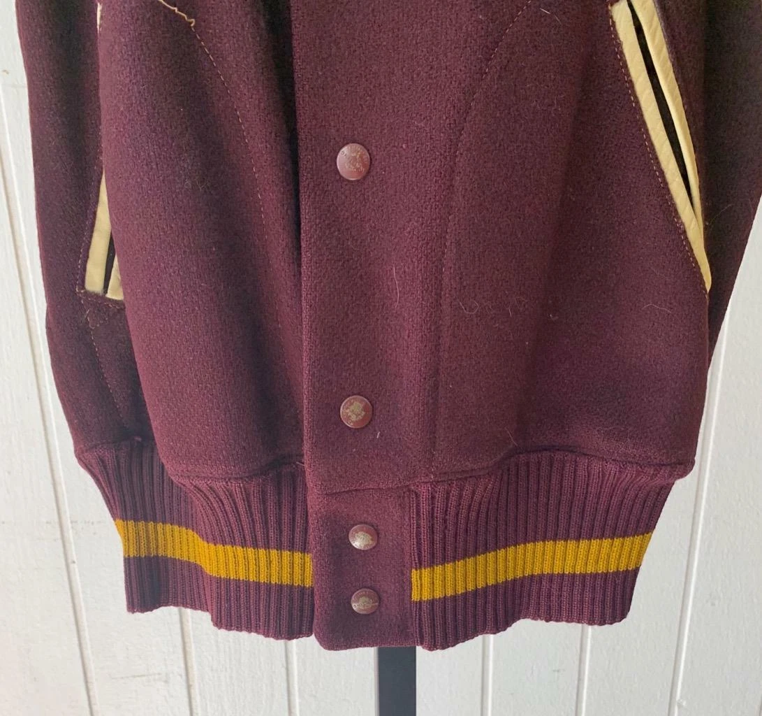 Vtg 50's Arizona State Letterman Jacket Sz 40 H L Whiting Co