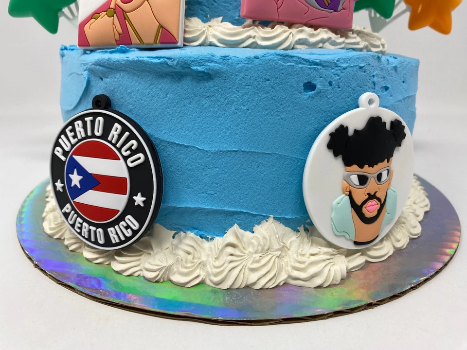 Juego de adorno de pastel Bad Bunny Deluxe Foto 4 de 4