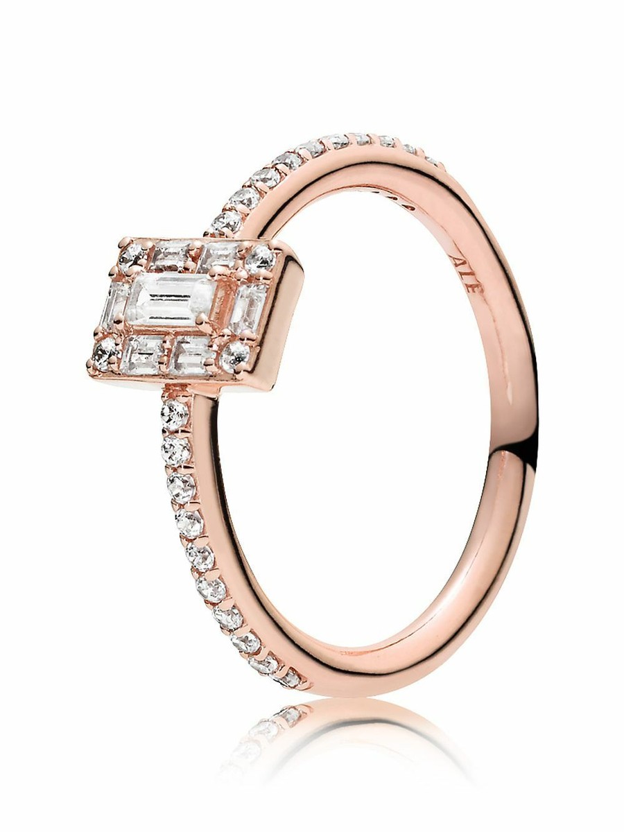 NEW Genuine Pandora Rose Ring 187541CZ Luminous Ice Sparkle Brand