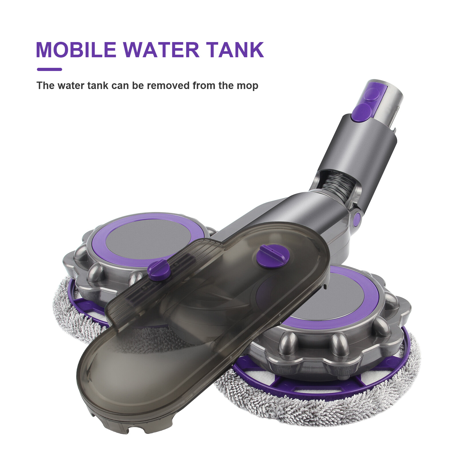 Electric Mop Head with Water Tank For Dyson V7 V8 V10 V11 Vacuum Parts