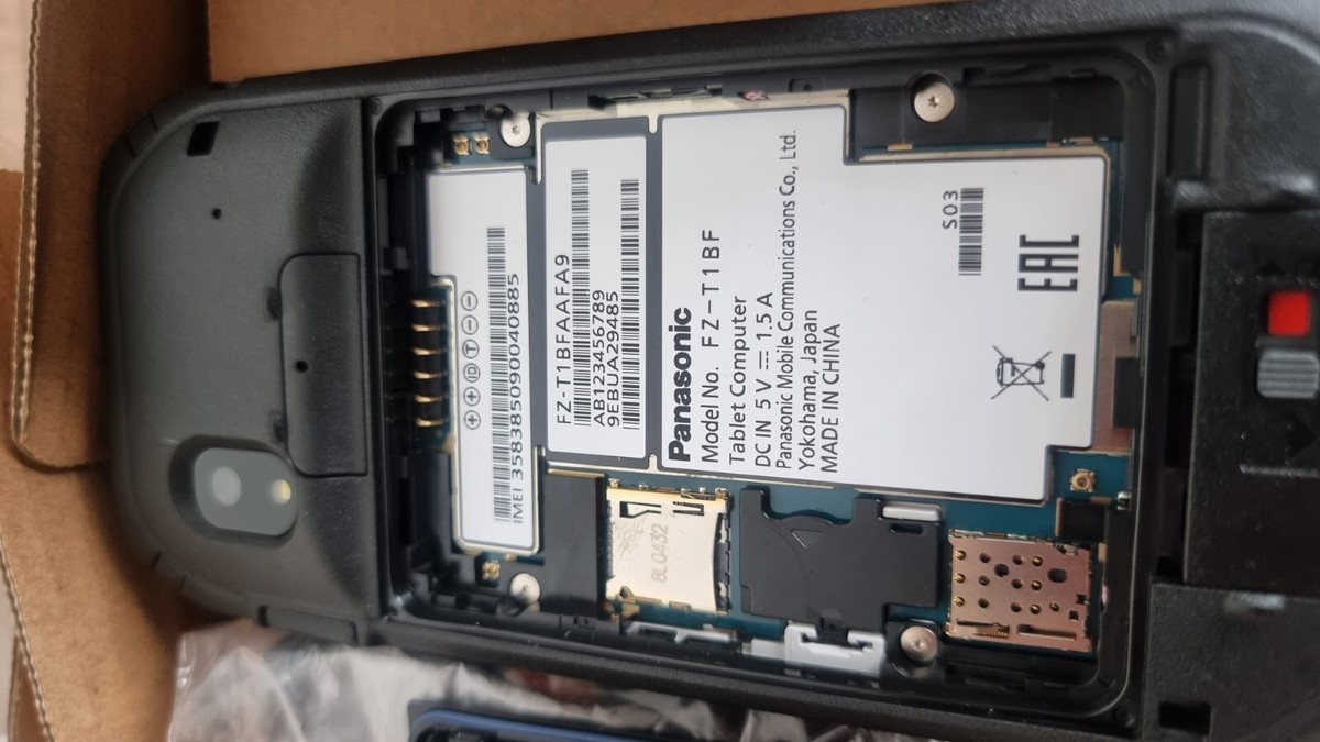 Panasonic FZ-T1 PDA Robusto 4G – Android, Scanner Codici A Barre, 5" (usato Grado A)