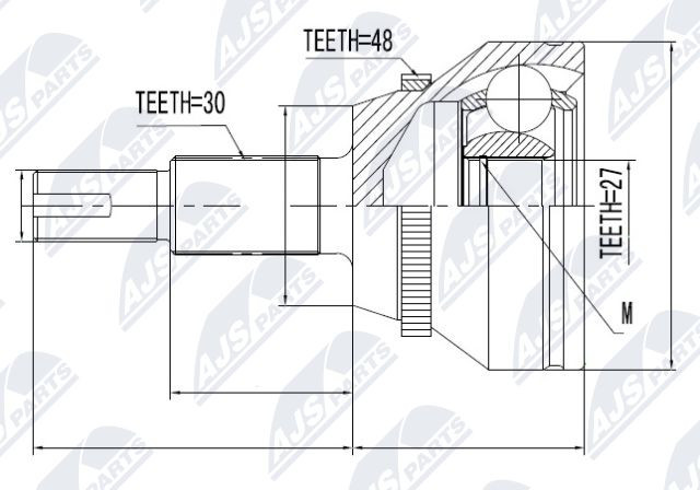 NPZ-TY-091 NTY Joint Kit, drive shaft for TOYOTA