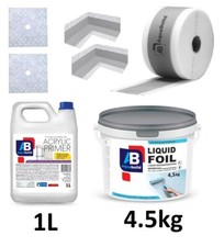 Waterproof Tanking Kit Shower Sealing Set with Primer 4.5kg Liquid Foil Membrane