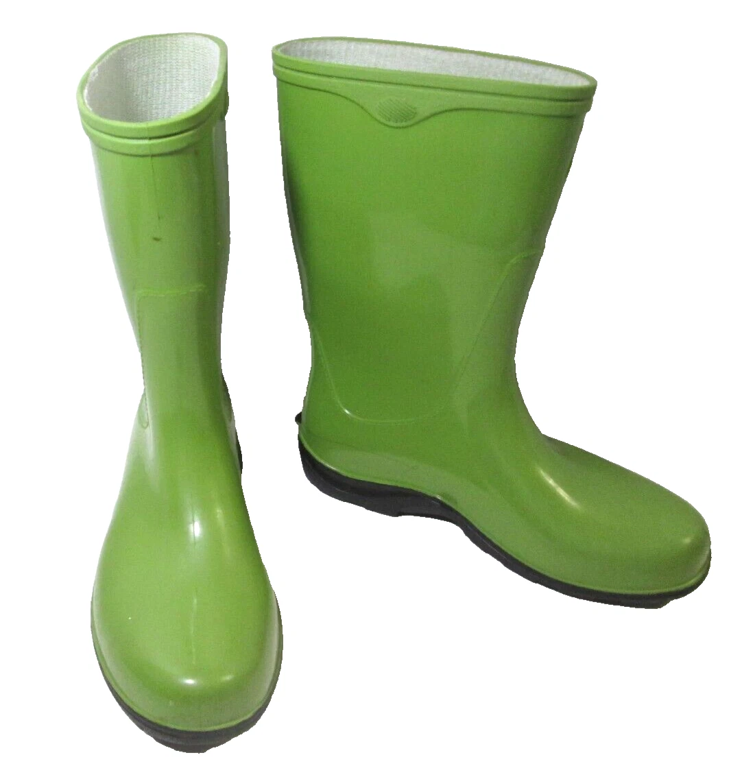 Lime green hotsell rain boots