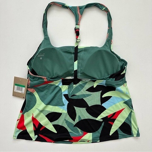 Tankini da bagno Nike floreale giungla collo quadrato taglia XL - Foto 11 di 16