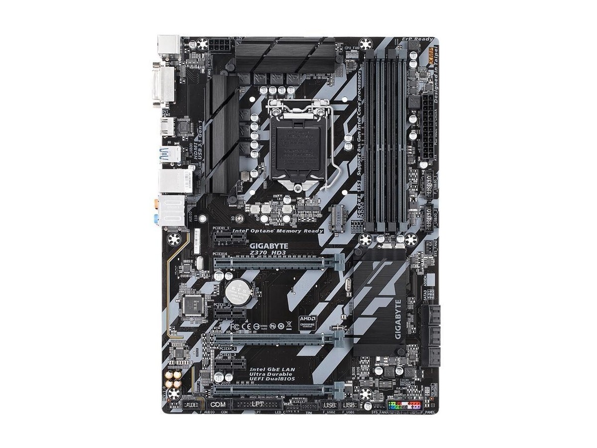 GIGABYTE Z370 HD3 LGA 1151 (300 Series) Intel Z370 HDMI ATX Intel