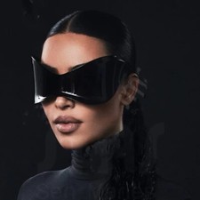 Oversized Futuristic Sunglasses Punk Unisex Rave Party Glasses Luxury Eyewear