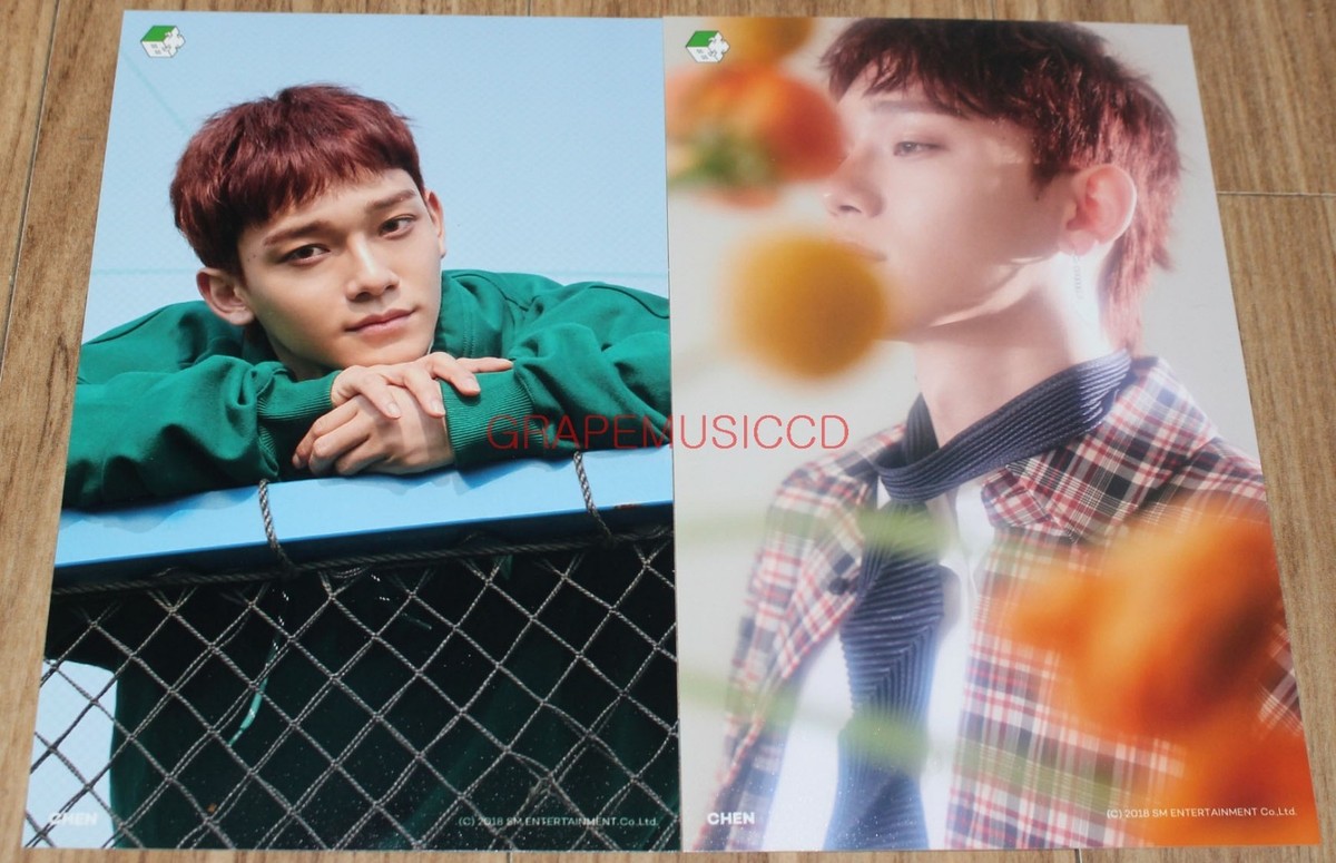 EXO CBX オンラインガチャ サイン入り未公開フォトカード チェン