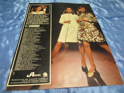Amcel  Mode , Reklame 1968 , Nostalgie - Werbung / Vintage Print , # 563  Archiv