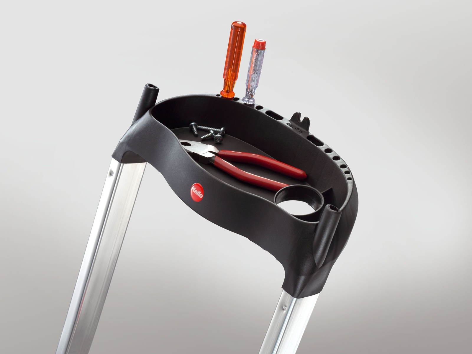 Hailo 9918-001 - Vassoio Multifunzione Per Scale XXL Easyclix