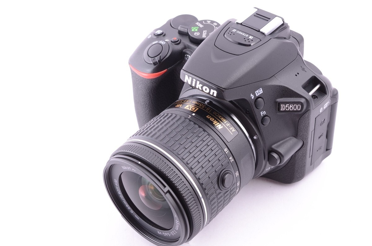 N-MINT, SC: 4k] Nikon D5600 DSLR Digital Camera with 18-55mm