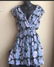 New Womens Sleeveless Maxi Dress Sz M Multicolor Floral