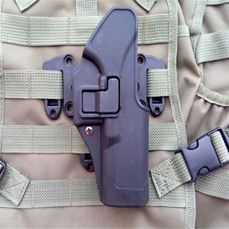 Rechte/linke Brust Taille Bein Paddel Molle Gun Holster für Glock 17 18 22 26 31 - Bild 7 von 10