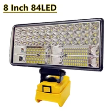 90W 5400LM Cordless Led Work Light For Dewalt 20V Battery Flood Light Flashlight