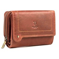 Matador Xxl Damen Leder GeldböRse Geldbeutel Geldtasche Rfid Braun Hochwertig