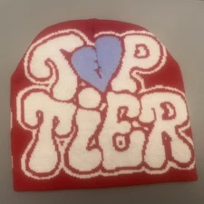 NEW Top Tier Broken Heart Beanie Hat Skully Hip Hop Fashion, Unisex Trendy Y2k