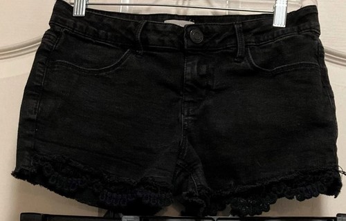 Girls 12 SO Brand Denim & Lace Shorts Lot Qty 3 - Picture 5 of 8