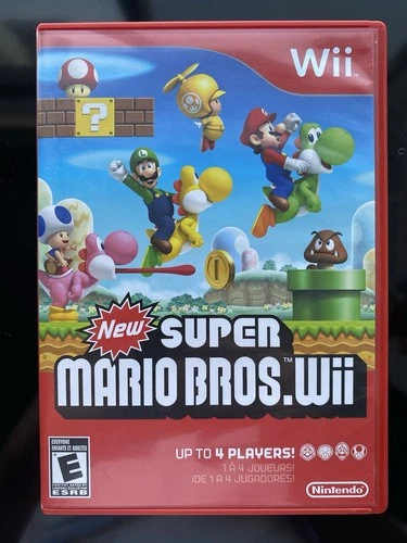 New ListingNew Super Mario Bros. Wii Nintendo Wii Complete Manual CIB Tested Working Clean
