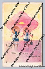 Boys in Beach Dresses Holding Hands "When We Were Boys Together" Gay Interest